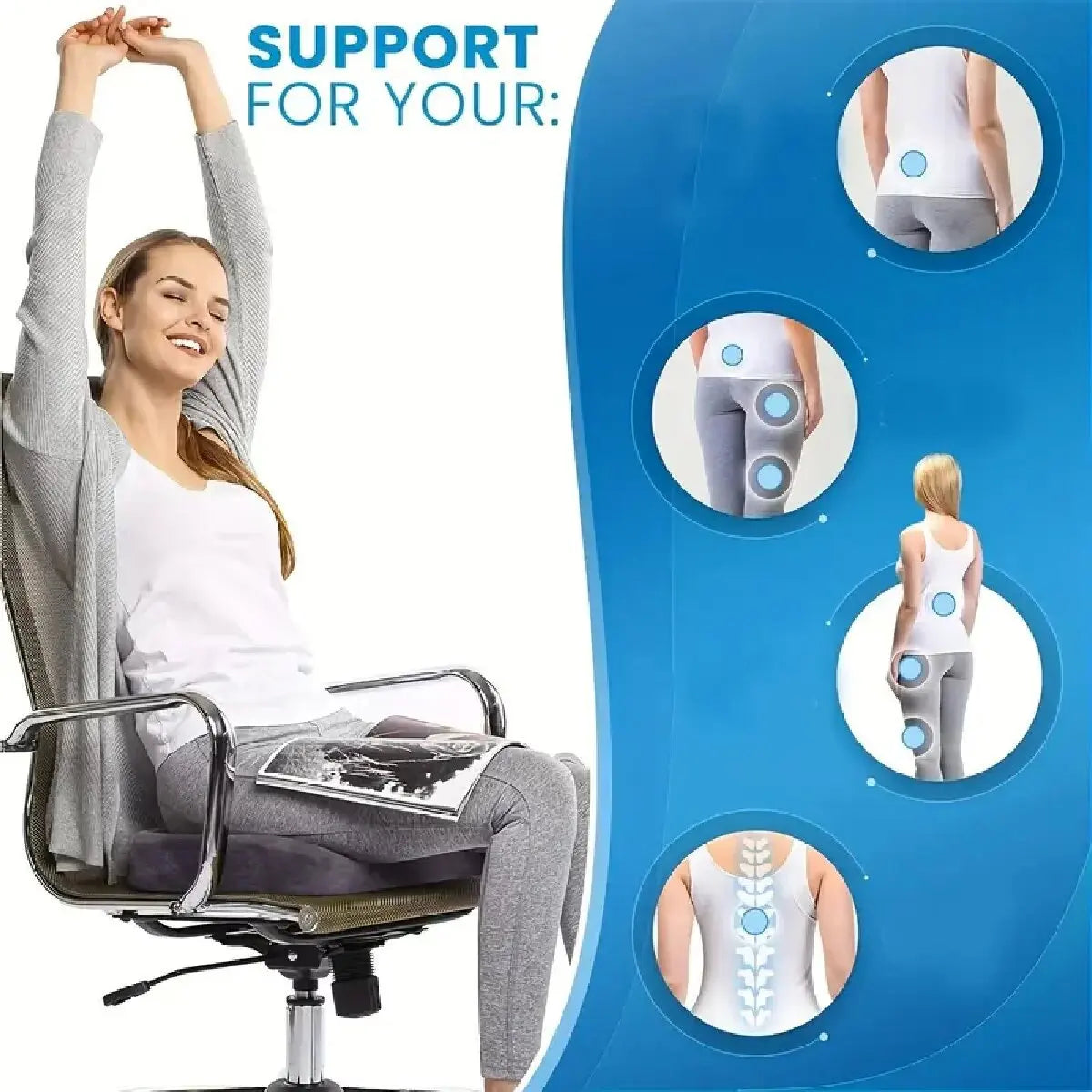 U-Shape Memory Foam Seat