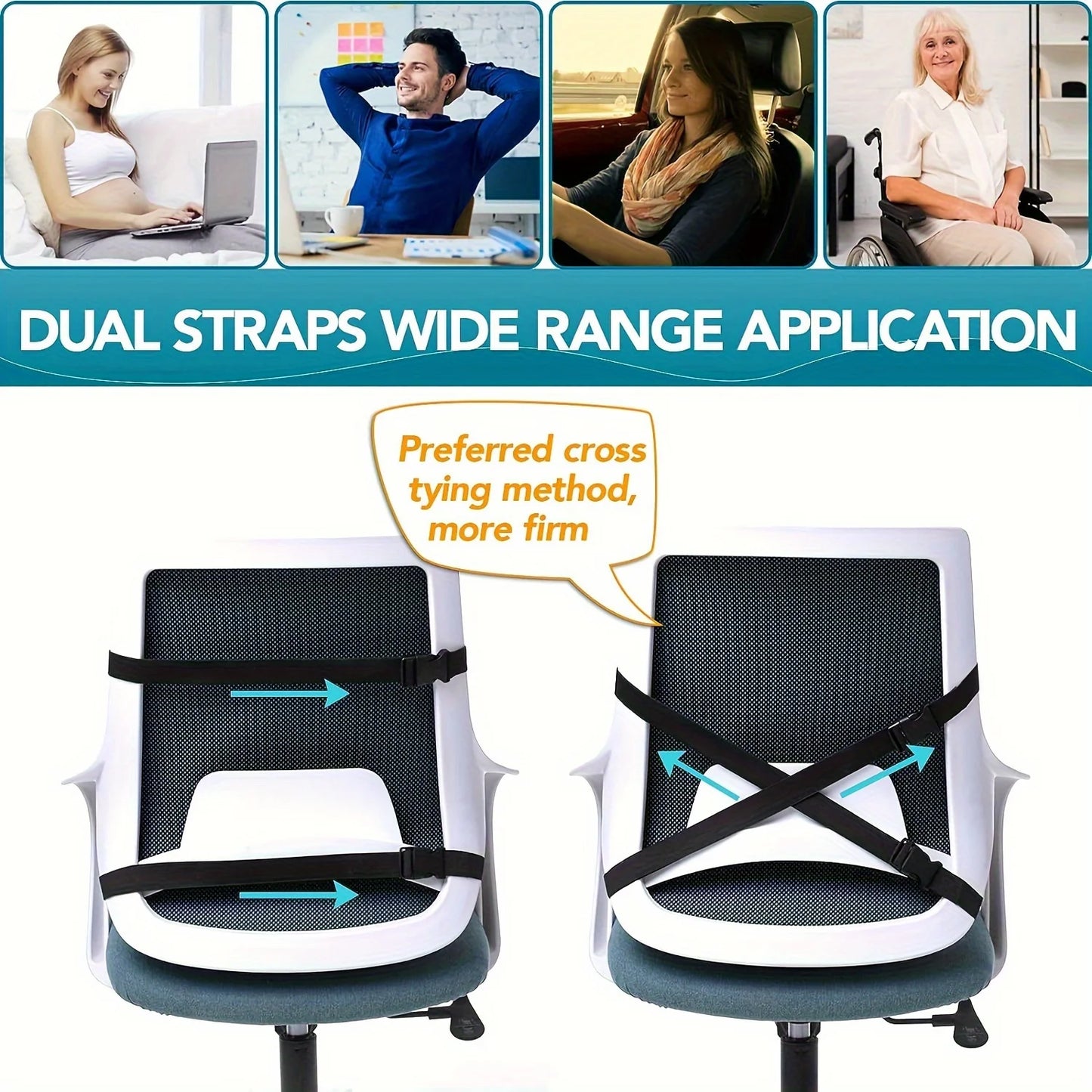 Lumbar Support Back Cushion
