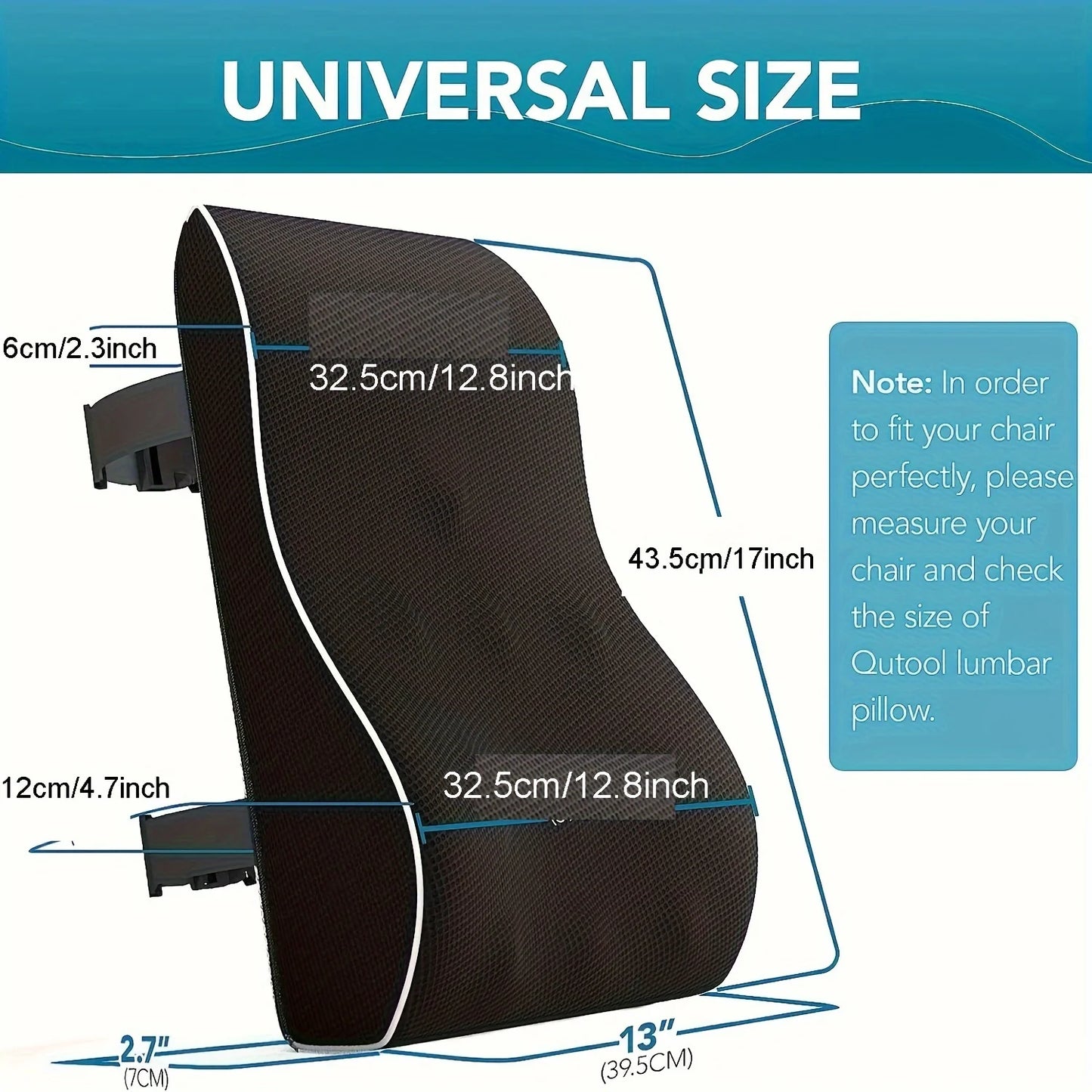 Lumbar Support Back Cushion