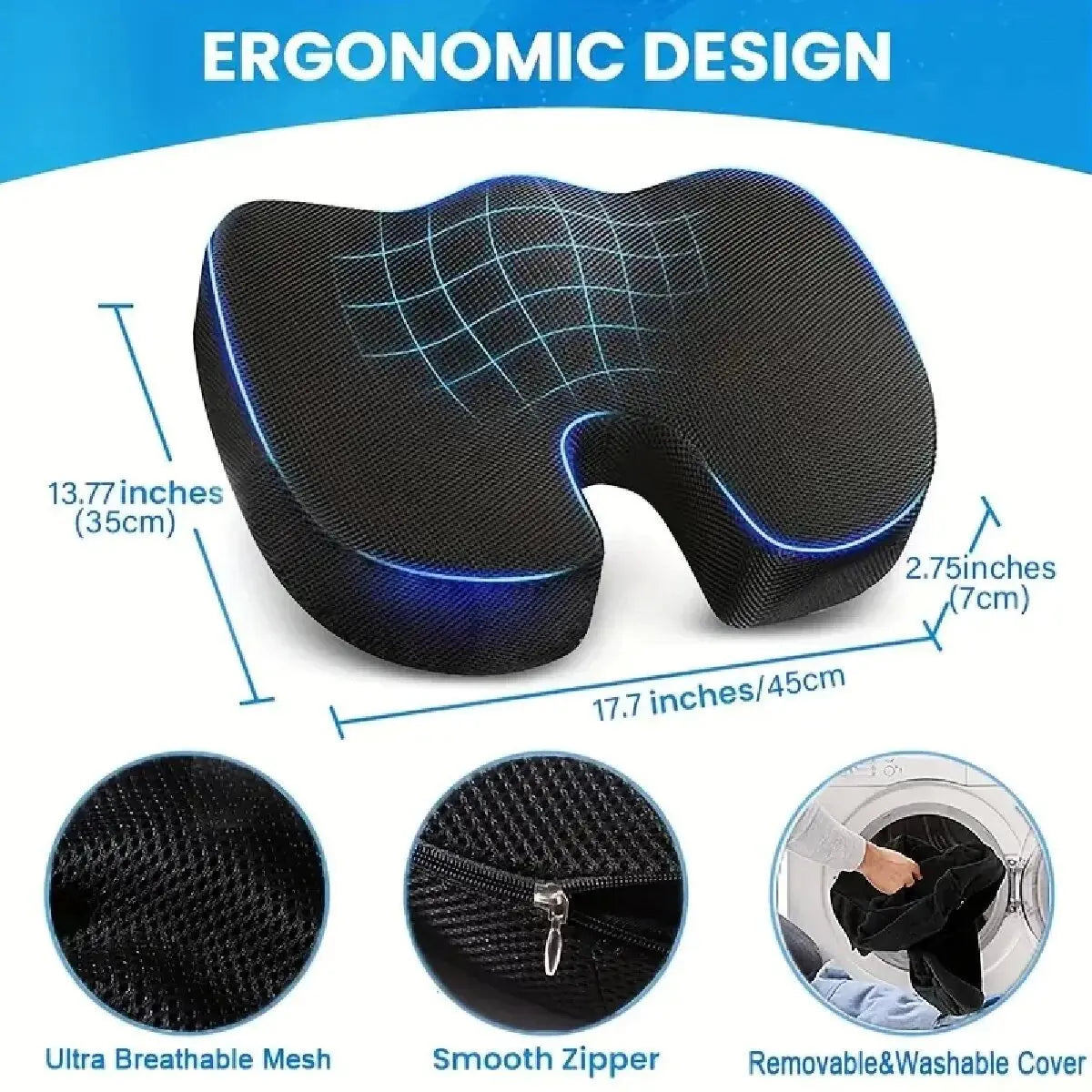 U-Shape Memory Foam Seat